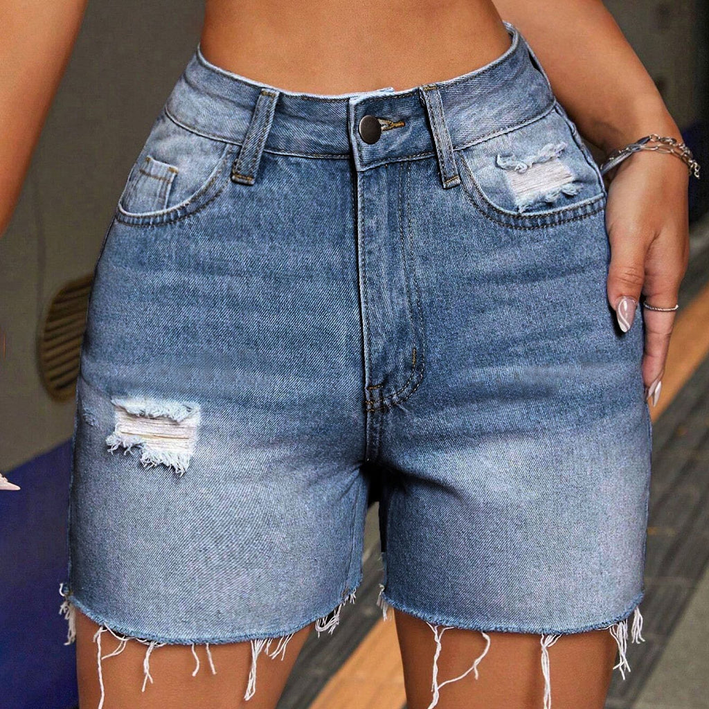Women's denim shorts