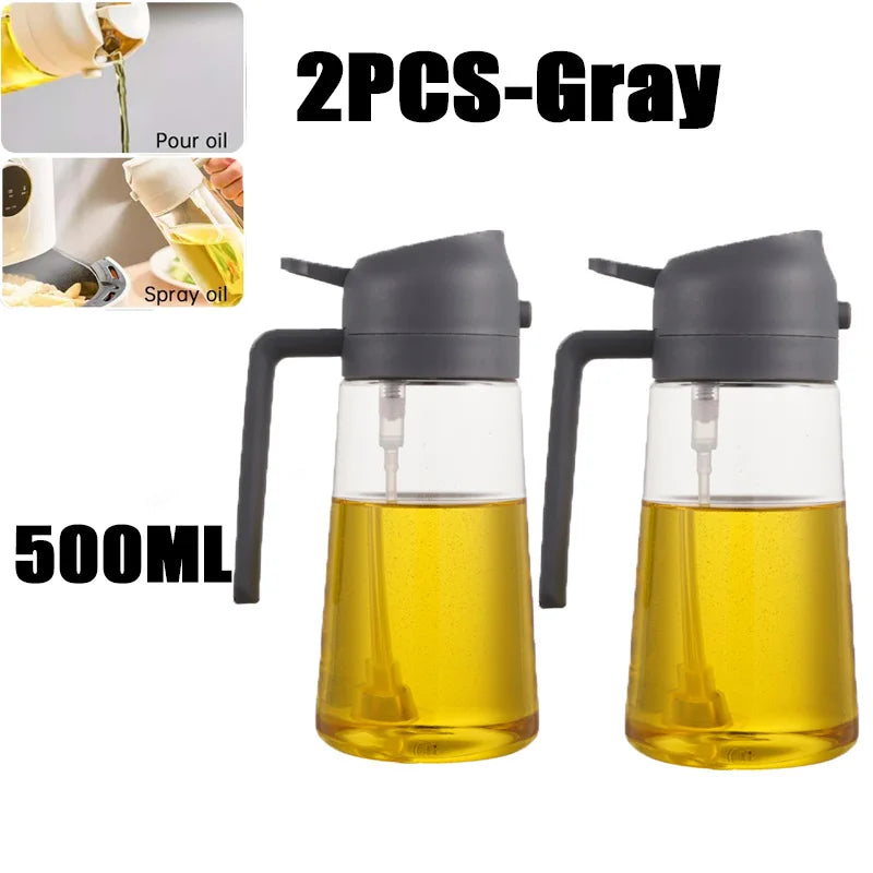 Oil Spray Bottle BBQ Cooking Olive Oil Sprayer Plastic Baking Oil Spray Empty Bottle Vinegar Bottle Or Oil brush 