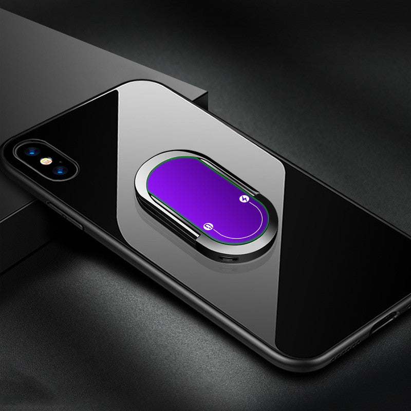 A multi-purpose accessory that fits behind the phone