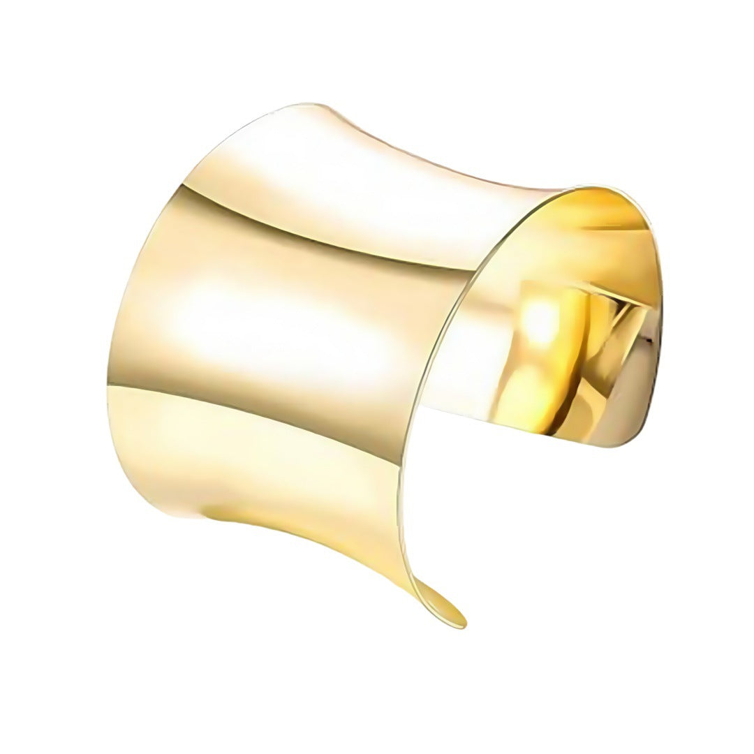 Simple Semi-Circular Hollow C-Shape Bangle