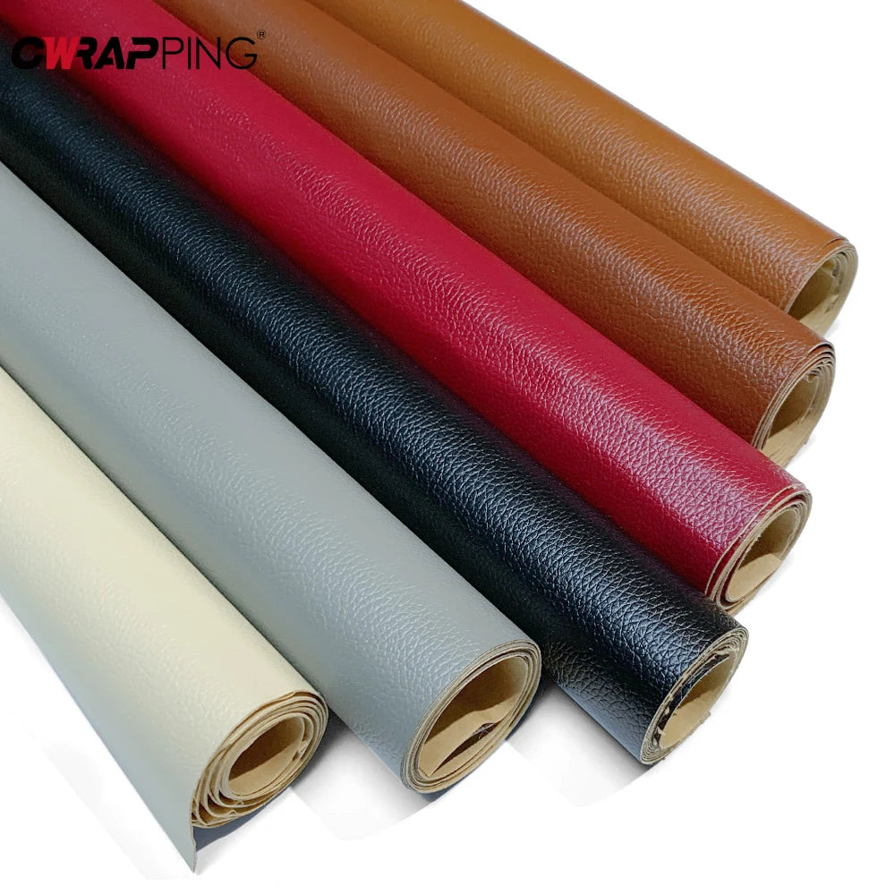 Film Wrapping Foil Car PU Leather Repair Patch Vinyl Wrap Car Tuning Stickers Waterproof Full Body Sticky Sticker Adhesive