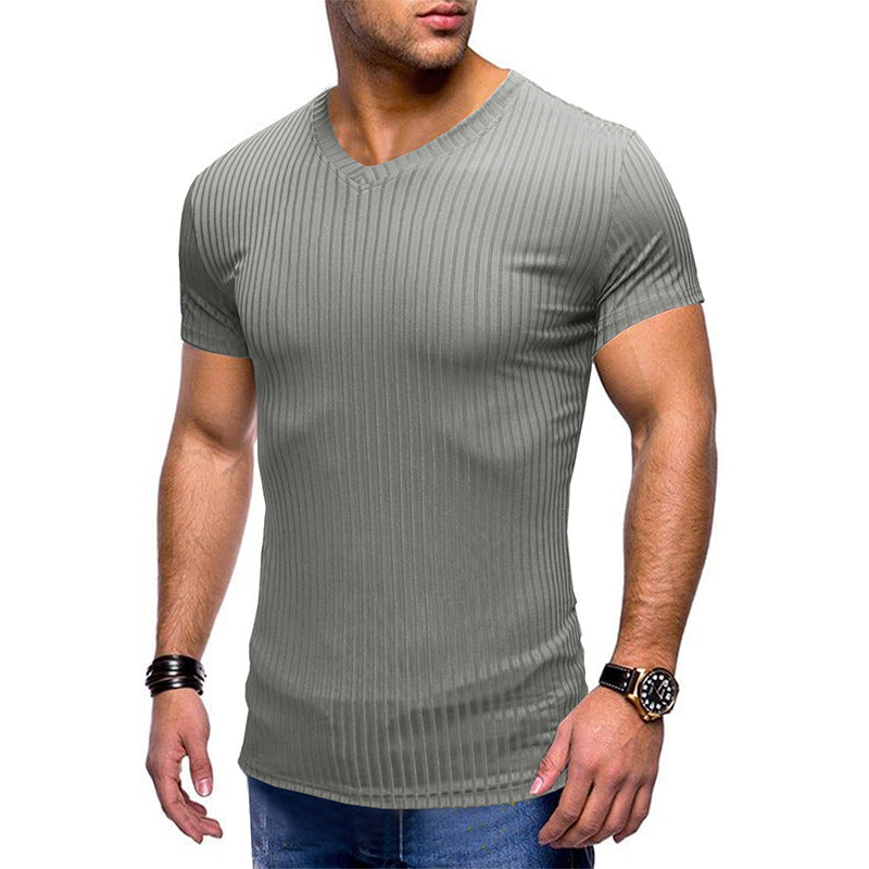 Small V Neck  Men's T-shirt
