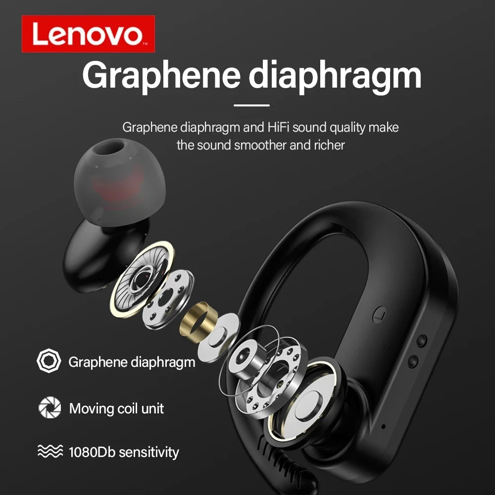 Lenovo LP7 OWS Wireless Bluetooth Sports Earphones Pro 6 Music Earbuds Waterproof