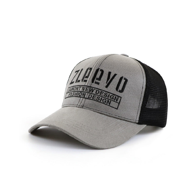 Cap with mesh back