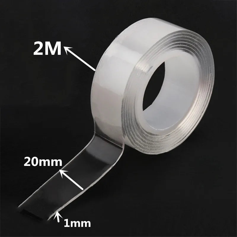 Nano Tape Double Sided Tape Transparent Reusable Waterproof