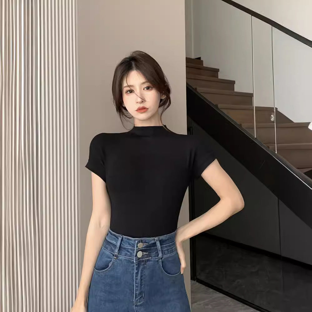 Turtleneck T-shirt For Women
