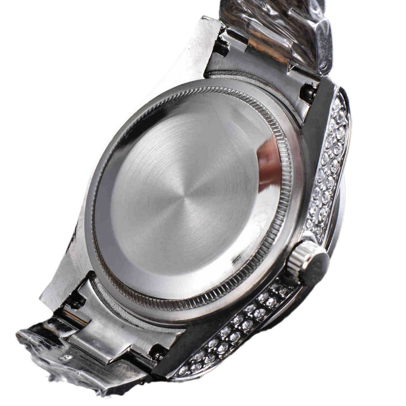 All-Diamond Stainless Steel Quartz Watch