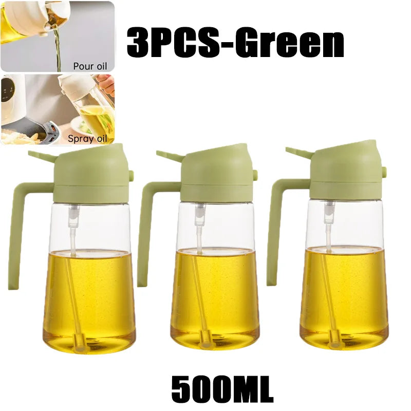 Oil Spray Bottle BBQ Cooking Olive Oil Sprayer Plastic Baking Oil Spray Empty Bottle Vinegar Bottle Or Oil brush 