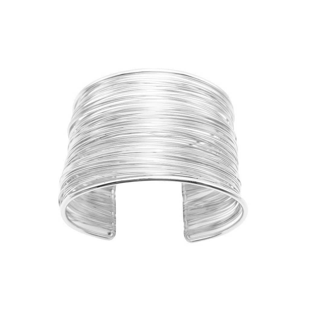 Simple Semi-Circular Hollow C-Shape Bangle