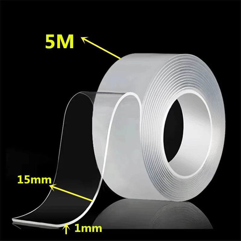 Nano Tape Double Sided Tape Transparent Reusable Waterproof