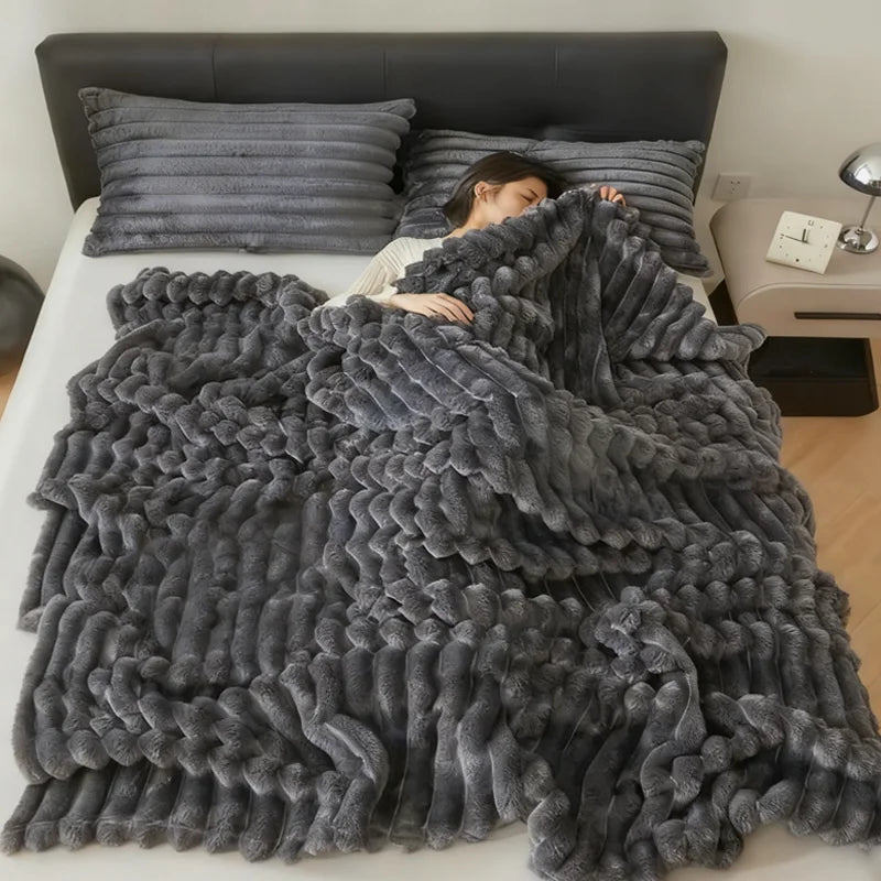 Soft & Warm Fluffy Blanket, best for winter 
