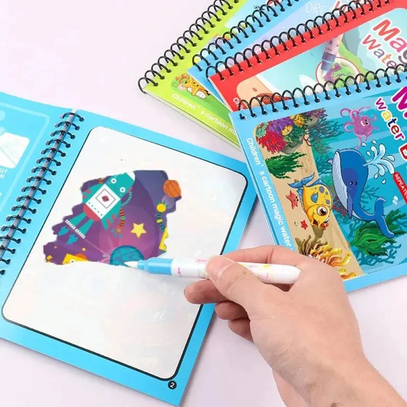 Magical Book Water Drawing