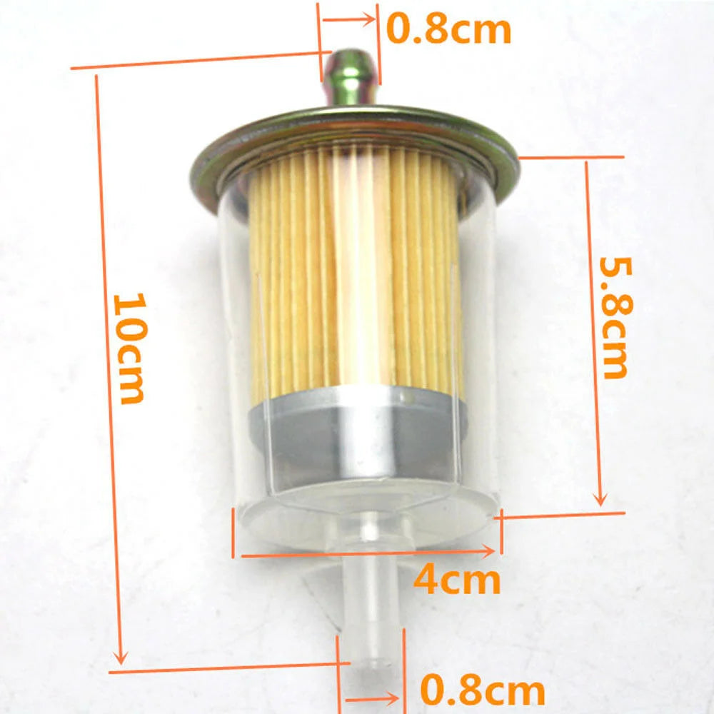 Petrol Fuel Filter 8mm 3/8'' Pipe