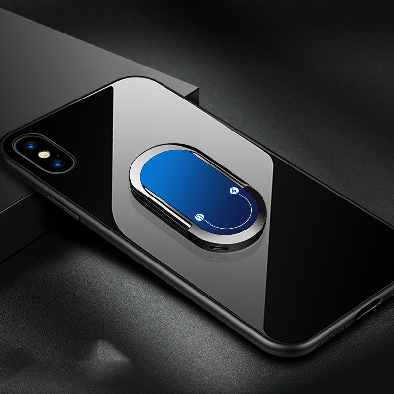 A multi-purpose accessory that fits behind the phone